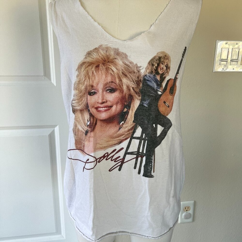 Dolly Parton size small women's upcycled vintage t-shirt